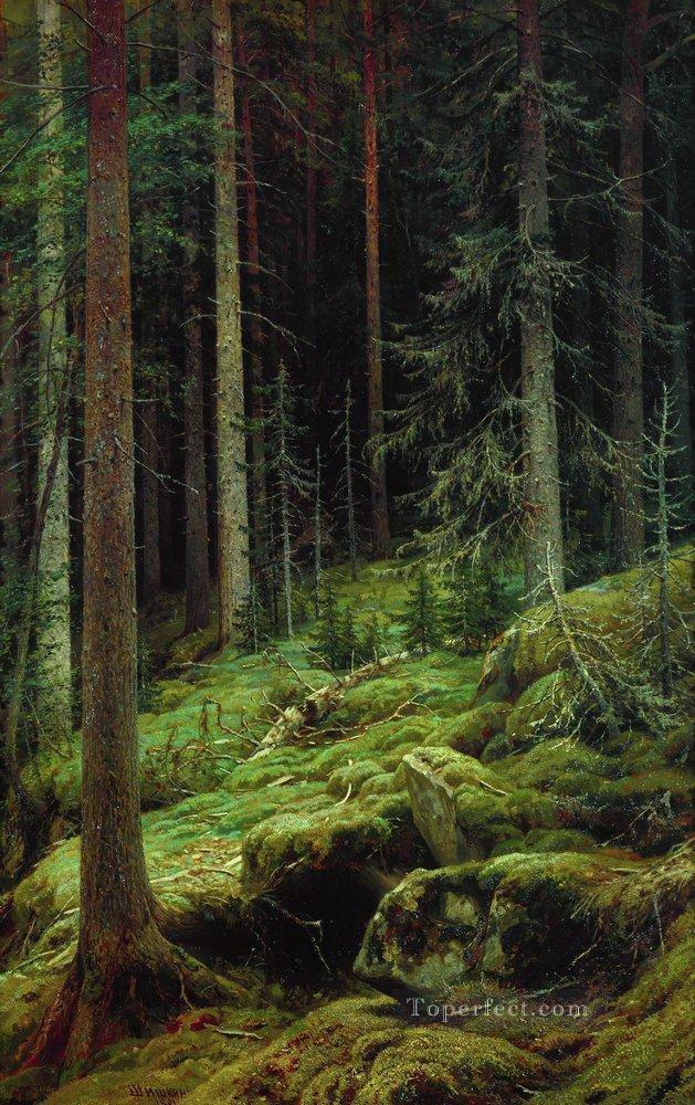 茂み 1881 古典的な風景 イワン・イワノビッチ油絵